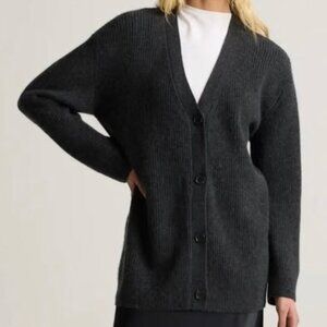 Quince 100% mongolian cashmere oversized cardigan